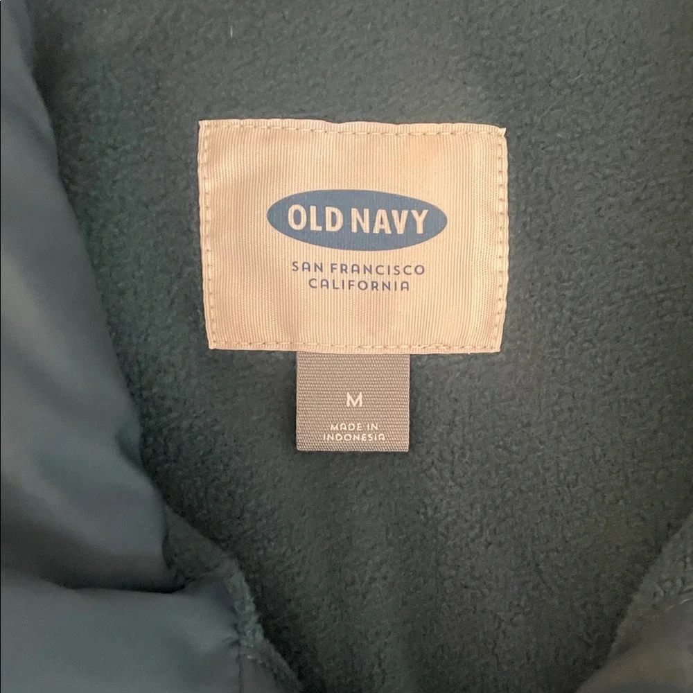 Old Navy Dark Blue Quilted Puffer Jacket - Picture 3 of 5